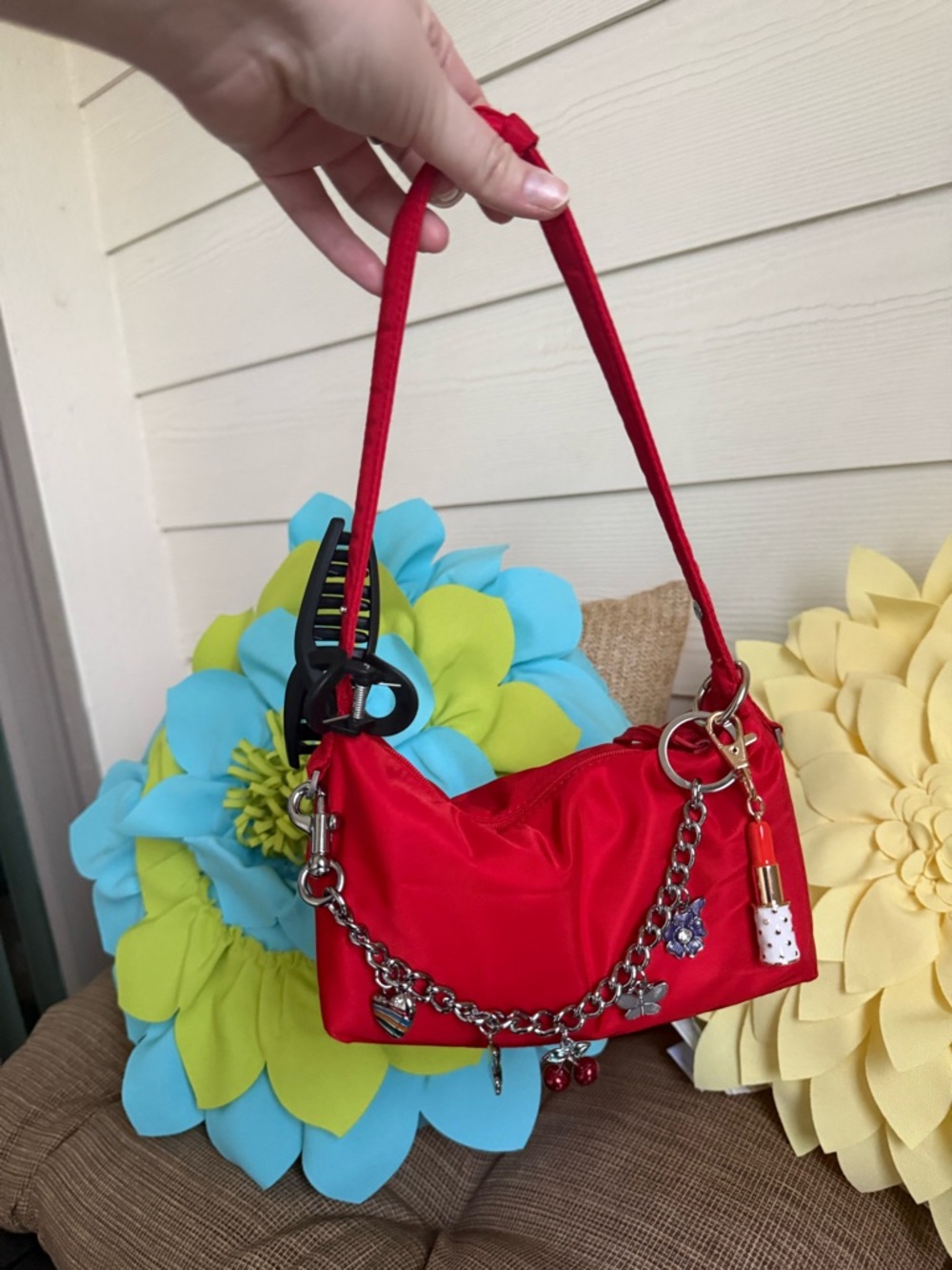 Vers Bradley Roxbury Crescent Crossbody in Nylon.